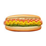 Duvoplus Piszczący Hot Dog, lateksowa zabawka dla psa, 16 cm, 1 szt.
