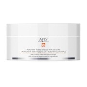 Apis Orange Terapis, naturalne masło shea do masażu ciała z marokańskim olejkiem arganowym i ekstraktem z pomarańczy, 200 g
