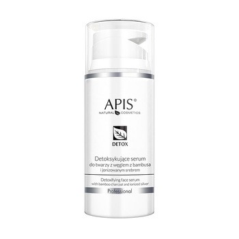 Apis Detox, detoksykujące serum do twarzy z węglem z bambusa i jonizowanym srebrem, 100 ml
