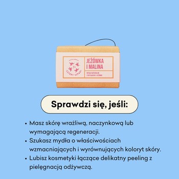 Mydlarnia 4 Szpaki, Jeżówka i Malina, naturalne mydło w kostce, 110 g