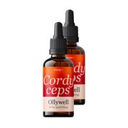 Zestaw 2 x Ollywell BIO Cordyceps, krople, 30 ml