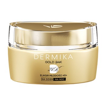 Dermika Gold 24K, krem, eliksir młodości 45+, 50 ml