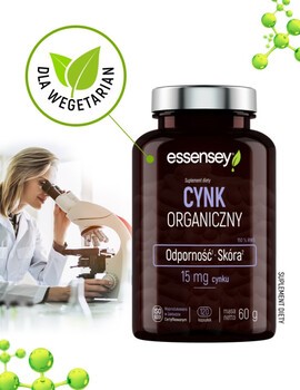 Essensey Cynk Organiczny, kapsułki, 120 szt.