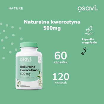 Osavi Naturalna kwercetyna 500 mg, kapsułki, 120 szt.
