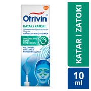 Otrivin Katar i Zatoki, 1 mg/ml, aerozol do nosa, 10 ml, butelka
