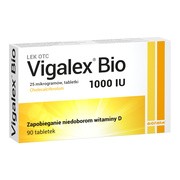 Vigalex Bio, 1000 IU, tabletki, 90 szt.