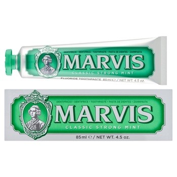 Marvis Classic Strong Mint, pasta do zębów, intensywna mięta, 85 ml