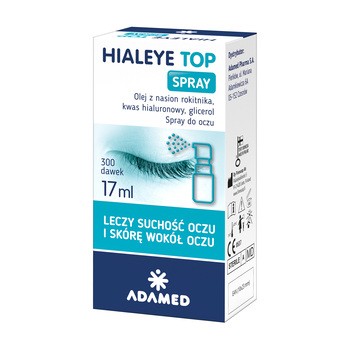Hialeye Top Spray, spray do oczu, 17 ml