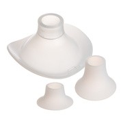 Canpol Babies, zapasowe lejki silikonowe do laktatora muszlowego Hands-Free, 3 szt.