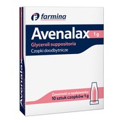 Avenalax (Czopki glicerolowe), 1 g, 10 szt. (Avena)
