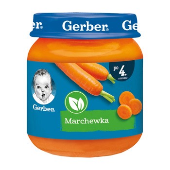 Gerber, Marchewka, 4 m+, 125 g