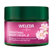 Weleda, wygładzający krem na noc z dziką różą i białą herbatą, 40 ml
