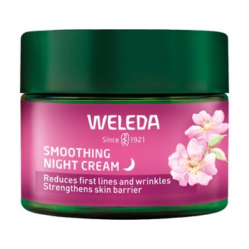 Weleda, wygładzający krem na noc z dziką różą i białą herbatą, 40 ml