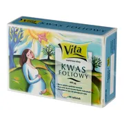 Kwas foliowy, 400 µg, tabletki, (Aflofarm), 90 szt.