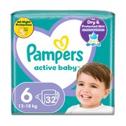 Pampers Active Baby 6, (13-18 kg), pieluszki jednorazowe, 32 szt.