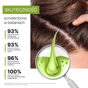 Biovax Trychologic Przetłuszczanie, szampon do włosów i skóry głowy, 200 ml