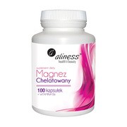 Aliness Magnez Chelatowany + Wit.B6, kapsułki twarde, 100 szt.