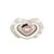 Canpol Babies, smoczek silikonowy, symetryczny, Bonjour Paris, 6-18 m, pink, 2 szt.