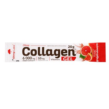 Olimp Collagen Gel, żel, smak grejpfrutowy, 20 g
