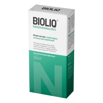 Bioliq Specialist Niedoskonałości, krem na noc redukujący zmiany potrądzikowe, 30 ml