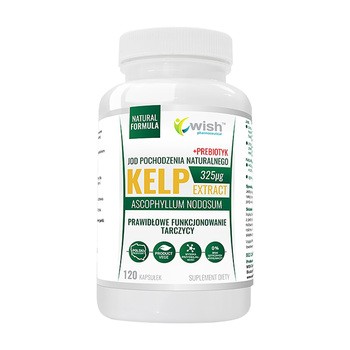 Wish Kelp Jod Pochodzenia Naturalnego 325 µg, kapsułki, 120szt.