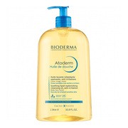 Bioderma Atoderm Huile de douche, nawilżający olejek do kąpieli i pod prysznic do ciała i twarzy, 1000 ml