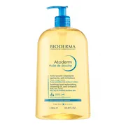 Bioderma Atoderm Huile de douche, nawilżający olejek do kąpieli i pod prysznic do ciała i twarzy, 1000 ml