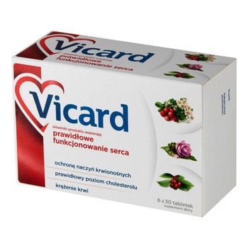 Vicard, tabletki.powlekane, 180 szt.