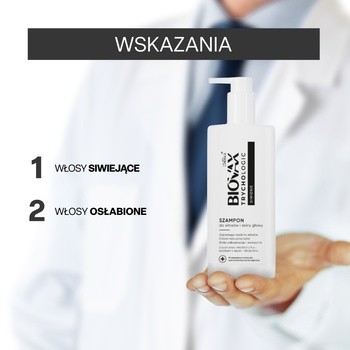 Biovax Trychologic Siwienie, szampon do włosów i skóry głowy, 200 ml