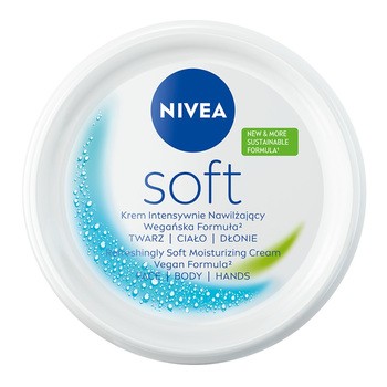 Nivea Soft, intensywnie nawilżający krem, 300 ml