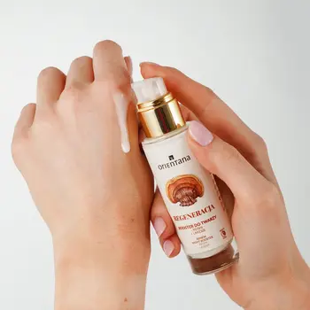 Orientana, booster regenerujący Reishi i Fioletowy Ryż na noc, 30 ml