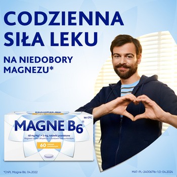 Magne B6, tabletki powlekane, 60 szt.