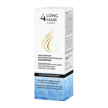 Long 4 Hair Krioterapia, szampon przyspieszający wzrost włosów, 200 ml