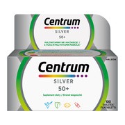 Centrum Silver 50+, witaminy i minerały wspierające zdrowie i samopoczucie, tabletki, 100 szt.