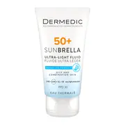 Dermedic Sunbrella, ultralekki krem ochronny SPF 50+ dla skóry tłustej i mieszanej, 40 ml