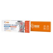 DOZ PRODUCT Kompres żelowy do stosowania na ciepło i zimno, 10 x 26 cm, 1 szt.
