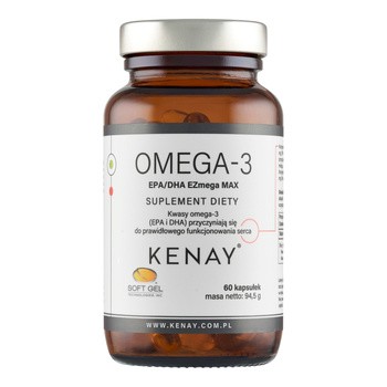 KENAY Omega-3 EPA/DHA EZmega max, kapsułki, 60 szt.