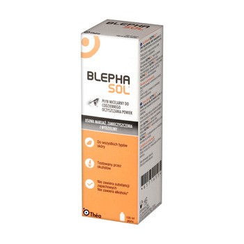 Blephasol, płyn micelarny do pielęgnacji wrażliwych powiek, 100 ml