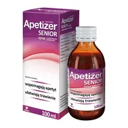 Apetizer Senior, syrop, smak malinowo-porzeczkowy, 100 ml