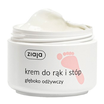 Ziaja Stopy, krem do rąk i stóp głęboko odżywczy, 50 ml
