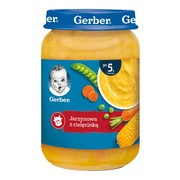 Gerber, jarzynowa z cielęcinką, 5 m+, 190 g
