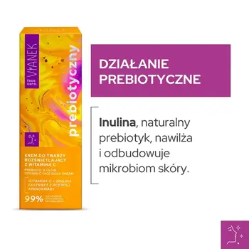 Sylveco Vianek, prebiotyczny krem rozświetlający z witaminą C, 50 ml