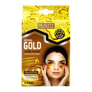 Beauty Formulas, złote żelowe płatki pod oczy, 6 par