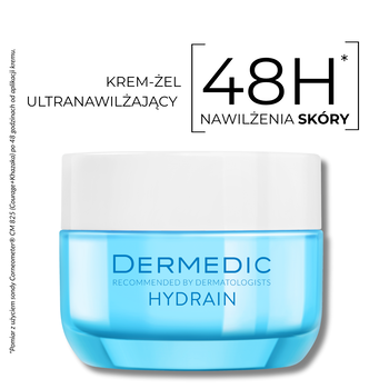 Dermedic Hydrain, krem-żel ultranawilżający, 50 g