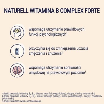 Naturell Witamina B Complex forte, tabletki, 120 szt.