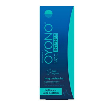 Oyono Noc Intense, spray z melatoniną, 25 ml