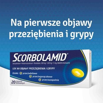 Scorbolamid, tabletki drażowane, 20 szt.