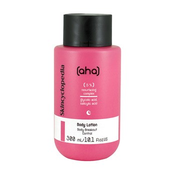 Skincyclopedia Body Breakout Control, balsam do ciała z 5% kompleksem złuszczającym, 300 ml