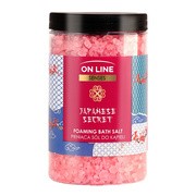 On Line Senses Japanese Secret, pieniąca sól do kąpieli, 480 g