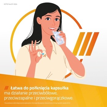 Ketonal Active, 50 mg, kapsułki twarde, 10 szt.
